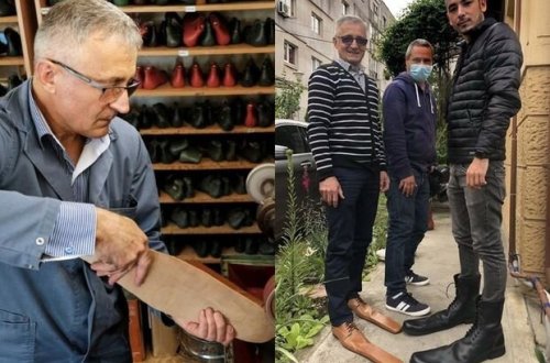 Koronavirusdan qorunmaq üçün ayaqqabı ixtira olundu - FOTOLAR