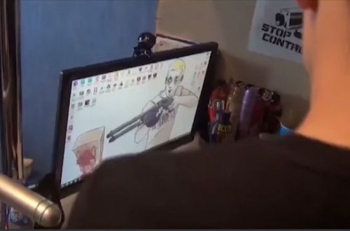 Məktəbdə qətliama hazırlaşan şagirdin evindən dəhşətli görüntülər - VİDEO