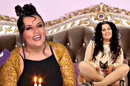 Əməkdar artist qızılla bəzədilmiş divanını göstərdi: “Bəhram dedi ki, evin “Ermitaj” muzeyidir” - VİDEO