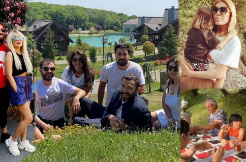 Karantini pozub rayona getdilər - Məşhurların istirahətdən fotoları