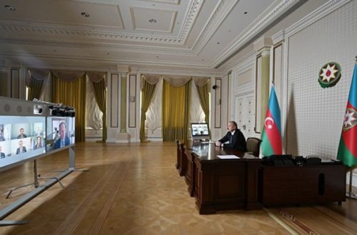 İlham Əliyevlə “Microsoft”un vitse-prezidenti və rəhbərləri arasında videokonfrans keçirilib