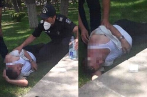 Bakıda küçədə başından və qulağından qan axan kişi aşkarlandı - FOTO