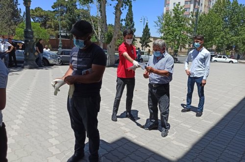 Könüllülük sərhəd tanımır - FOTOLAR