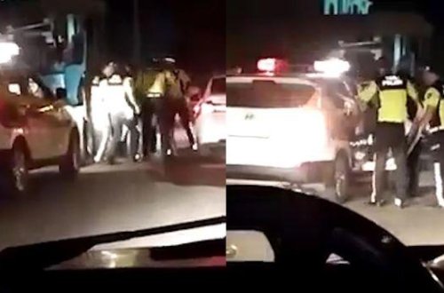 Masallıda polislər traktor sürücüsünü döydü - VİDEO