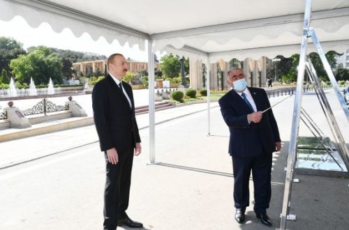 İlham Əliyev Bakıda açılışda - YENİLƏNİB + FOTO