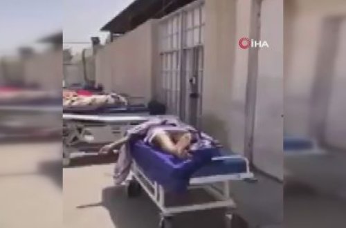 Cəsədlər morqa sığmadı, xəstəxananın qarşısına yığdılar - FOTO