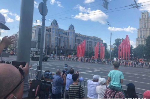 Moskvadakı paradda meydana ilk olaraq Azərbaycan hərbçiləri çıxıb — FOTOLAR