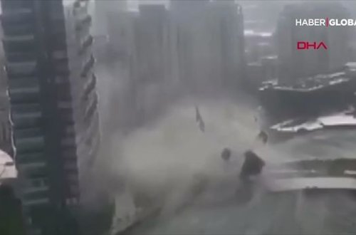 İstanbuldakı qasırğanın yeni görüntüləri yayıldı - VİDEO
