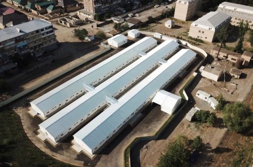 Gəncədə modul tipli xəstəxana açıldı - FOTO