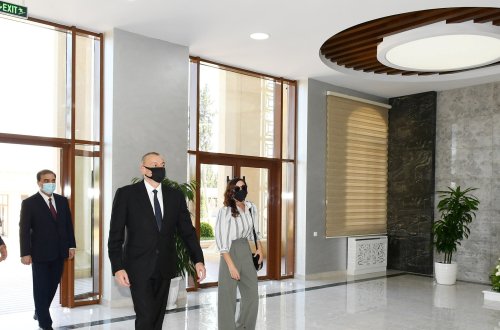 İlham Əliyev Azərbaycan Dövlət Aqrar Universitetinin yeni tədris korpusunun açılışında iştirak edib
