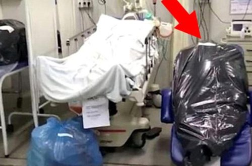 Bu ölkədə yer olmadığına görə meyitlər koronavirusdan müalicə olunanlarla eyni otaqda saxlanılır - VİDEO - FOTO