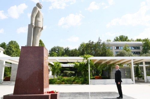 Prezident Mingəçevirdə açılışlar etdi - FOTO/YENİLƏNİB