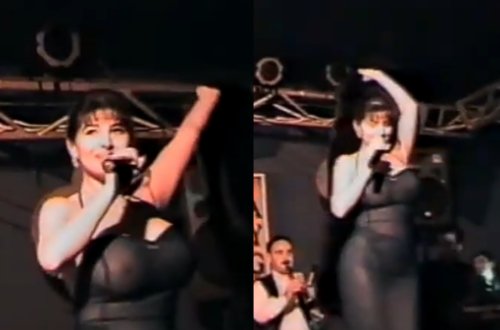 Aygün Kazımovanın yarıçılpaq videosu yayıldı - 18+