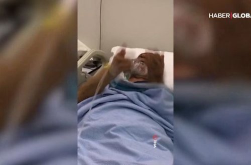 Narkoz altında dəstəmaz aldı - VİDEO