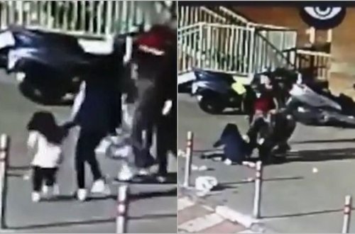 Eyvandan atılan zibillə uşağın başını yardılar - ANBAAN VİDEO