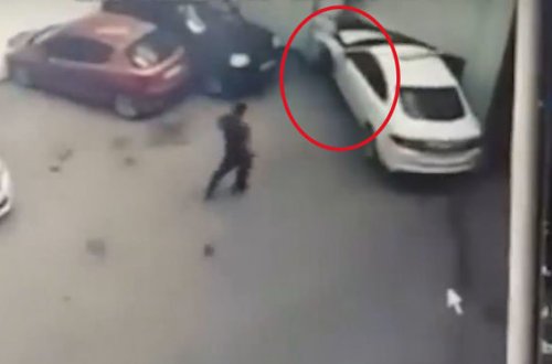 Maşını park edərkən ard-arda iki uğursuzluq insanları güldürdü - VİDEO