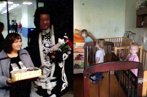 Övladlarını ac saxlayıb Filipp Kirkorova hədiyyə aldı - FOTO