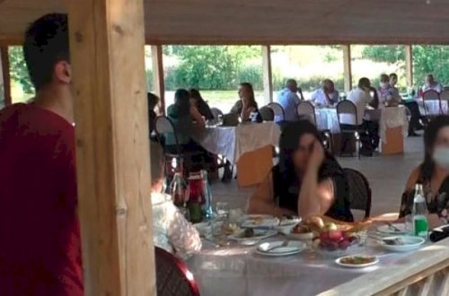 Nişan mərasimi edənlər saxlanıldı - Fotolar