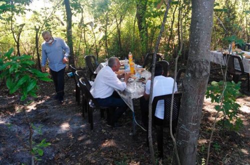Bəy toy günü qonaqları ilə birgə polis şöbəsinə gətirildi - FOTO