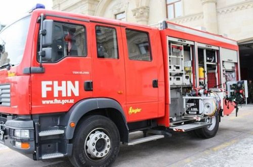 Azərbaycanda yanğınsöndürən maşın qəza törətdi: Yaralılar var