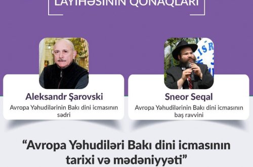 “Yəhudilərin xoşbəxtliyidir ki, Azərbaycanda, ən çətin sınaqlara baxmayaraq özlərinə ev tapdılar”