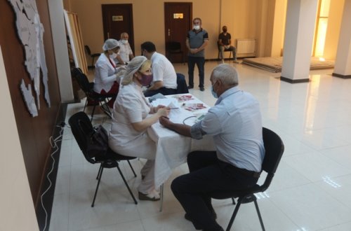 Nəsimi rayonunda qanvermə aksiyası keçirilib