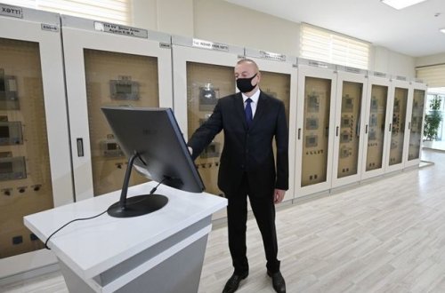 İlham Əliyev Bakıda açılışda - FOTO