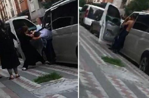 Əri ilə sevgilisini mikroavtobusda çılpaq vəziyyətdə yaxaladı - VİDEO