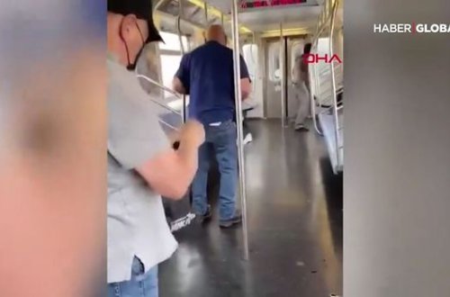 Metroda baş verən silahlı hücum kameralara düşdü - VİDEO