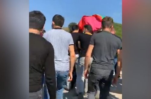 İsmayıllıda şəhid Xəyyam Daşdəmirov torpağa tapşırıldı - VİDEO