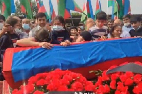 Азербайджан прощается с шехидом Вугаром Садыговым - ФОТО/ВИДЕО