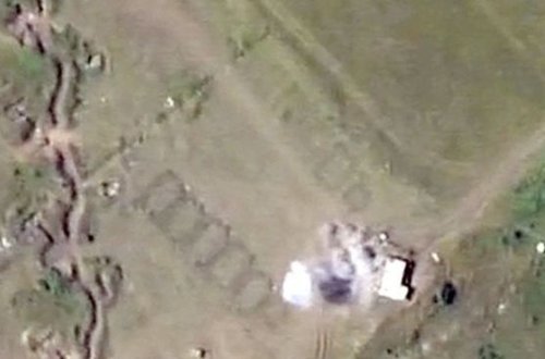 Ermənistanın artilleriya divizionunun idarəetmə məntəqəsi məhv edildi - VİDEO