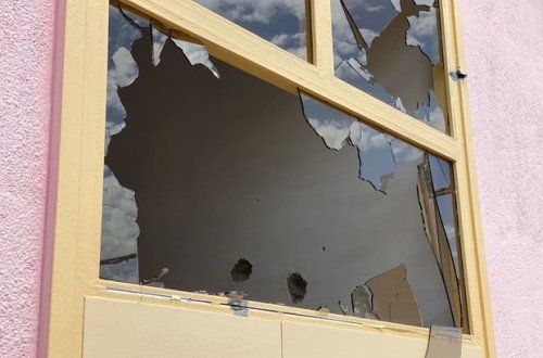 Ermənilərin atdığı mərmi Yuxarı Öysüzlü kənd sakininin həyətinə düşdü