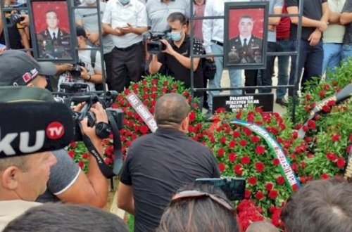 Şəhid general və polkovnik dəfn olundu