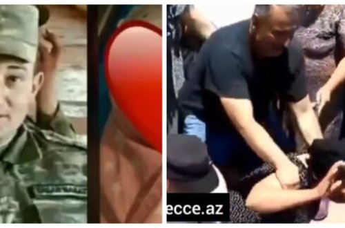 8 ildən sonra qızı olan Şəhidimizin ailəsi qurban kəsdi - ANASI FƏRYAD ETDİ- VİDEO