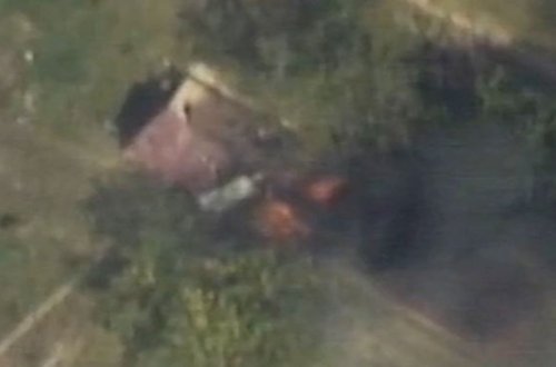 Düşmənə məxsus kazarma məhv edildi - VİDEO