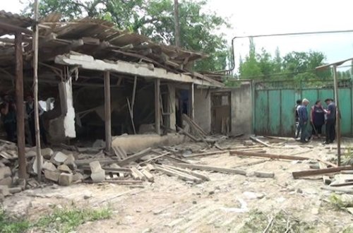 Mərmilər düşən Dondar Quşçu kəndi - VİDEO