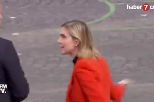 Maskasını xidməti avtomobilində unudan fransalı nazir həyəcandan özünə nəzarəti itirdi - VİDEO