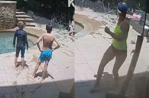 Uşağın fəryadı qadını faciəvi ölümdən xilas etdi - VİDEO