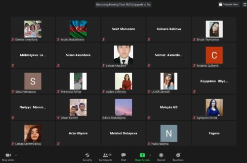 PXTM könüllü gəncləri üçün online təlim keçirilib