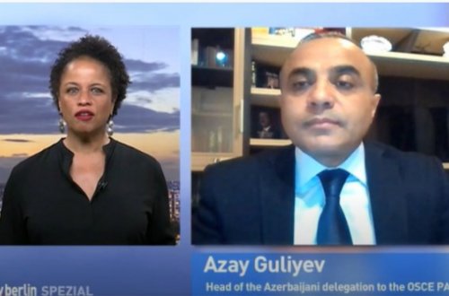 Azay Quliyev Berlin TV-də həmsədrləri ittiham etdi - VİDEO