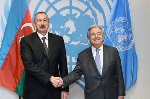 BMT-nin Baş katibi İlham Əliyevə zəng etdi