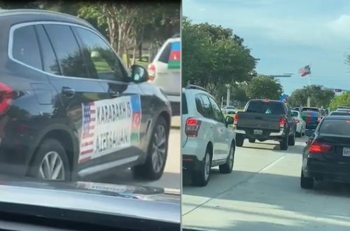 В США прошла акция в поддержку азербайджанской армии - ВИДЕО