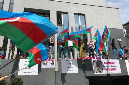 Belçikada azərbaycanlılara hücum edən 17 erməni saxlanılıb