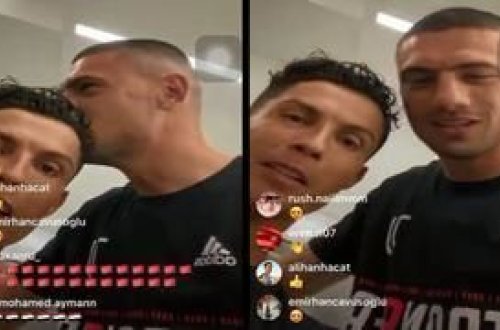 Merih Demiral Ronaldunu türkcə danışdırdı - VİDEO