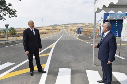 Muğanlı-İsmayıllı-Təzəkənd-Ağbulaq-Qoşakənd avtomobil yolu istifadəyə verilib - FOTO