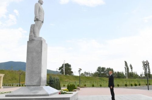 Президент Ильхам Алиев посетил Шеки - ФОТО