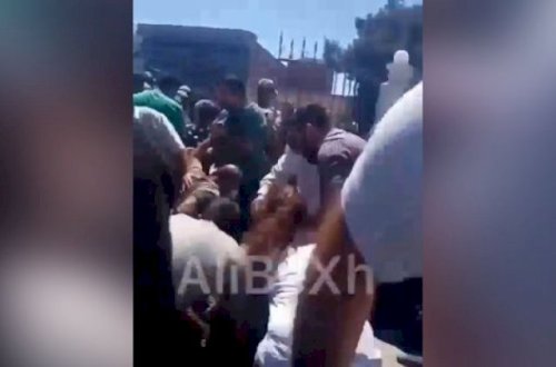 Bakıda qurban payı üstündə qarşıdurma: Bir neçə nəfər ayaq altında qaldı – Video