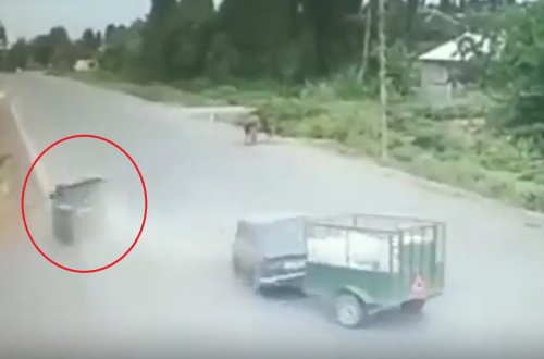 Azərbaycanda ölümlə nəticələnən qəzanın görüntüləri - ANBAAN VİDEO