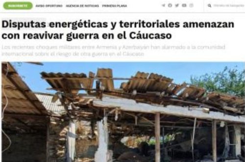 Meksika mətbuatında Ermənistanın son hərbi təxribatı ilə bağlı məqalə dərc edilib - VİDEO